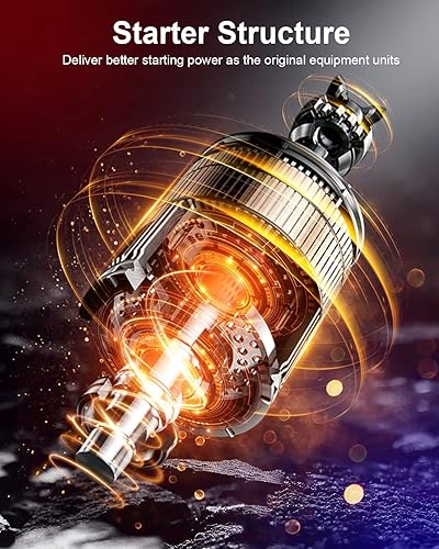 Miniatura 5 de Nuevo reemplazo de arranque para Jeep para Grand Cherokee 3.7L 2005-2010, 410-48133 2-2661-MI, 1.2kW/12 voltios de arranque