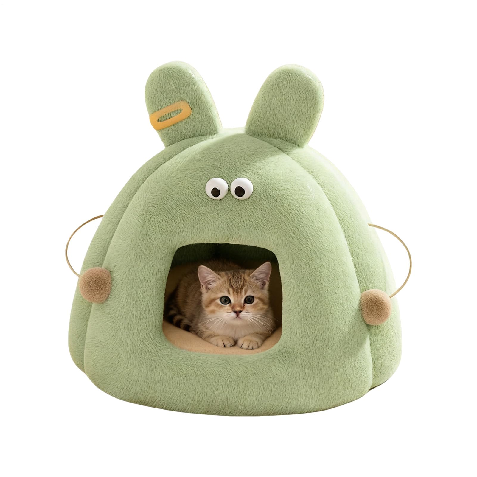 Maison pour chat d'intérieur cosy pour des siestes au chaud