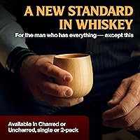 Vista 5 de El Vaso Original de Madera para Beber Bourbon Regalos de Bourbon para Hombres Vaso Old Fashioned de Madera Grandes Regalos de Whisky