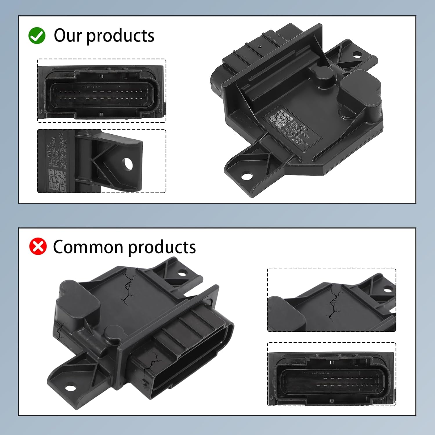 13565642 Fuel Pump Power Control Module Compatible for Silverado 1500 2500 3500 4500 HD Fuel Pump Control Module fit for Sierra 1500 2500 3500 Replaces#13558813 13526235
