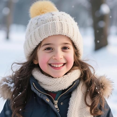 Miniatura 4 de Juinte 8 bolas grandes de pompones de piel sintética de 6 pulgadas para sombreros, bolas de pompón de piel sintética esponjosas con botón a presión