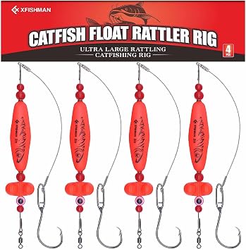 Catfish-Rig-for-Bank-Fishing-Catfishing-Tackle-Floats-with-Rattler-Santee Cooper Rig Equipment
