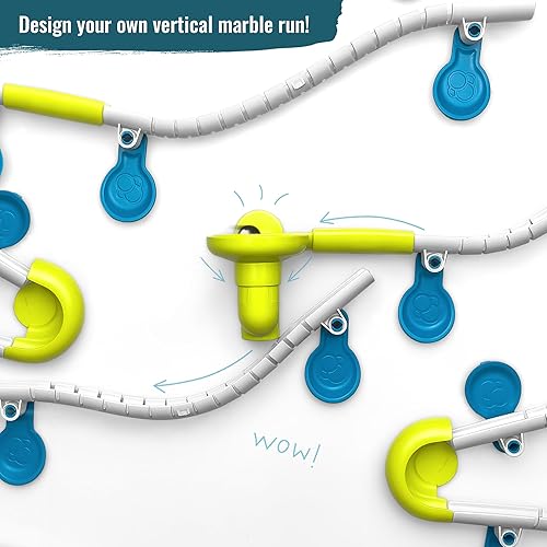 Miniatura 2 de Paquete de expansión Gecko Run Marble Run Twister de Thames & Kosmos  Truco extra para juego de iniciación vertical de canicas configuración rápida