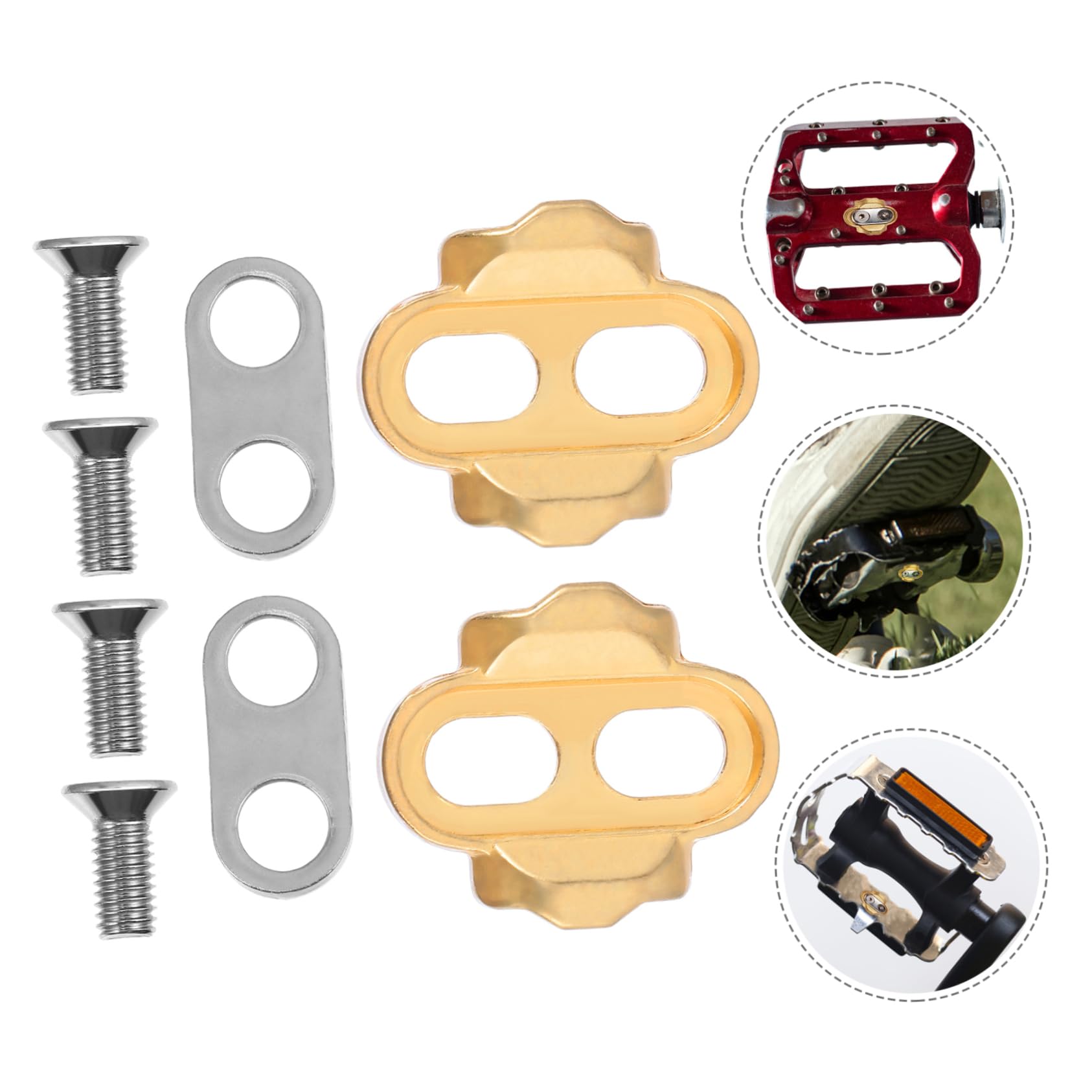 SUPVOX 2 Set Tacchetti Per Pedali Ciclismo Al Coperto Bici Mandrino Pedale Della Bici Tacchetti Scarpe Da Tacchetti Accessori Per Lo Sport Sostituzione Della Tacchetto