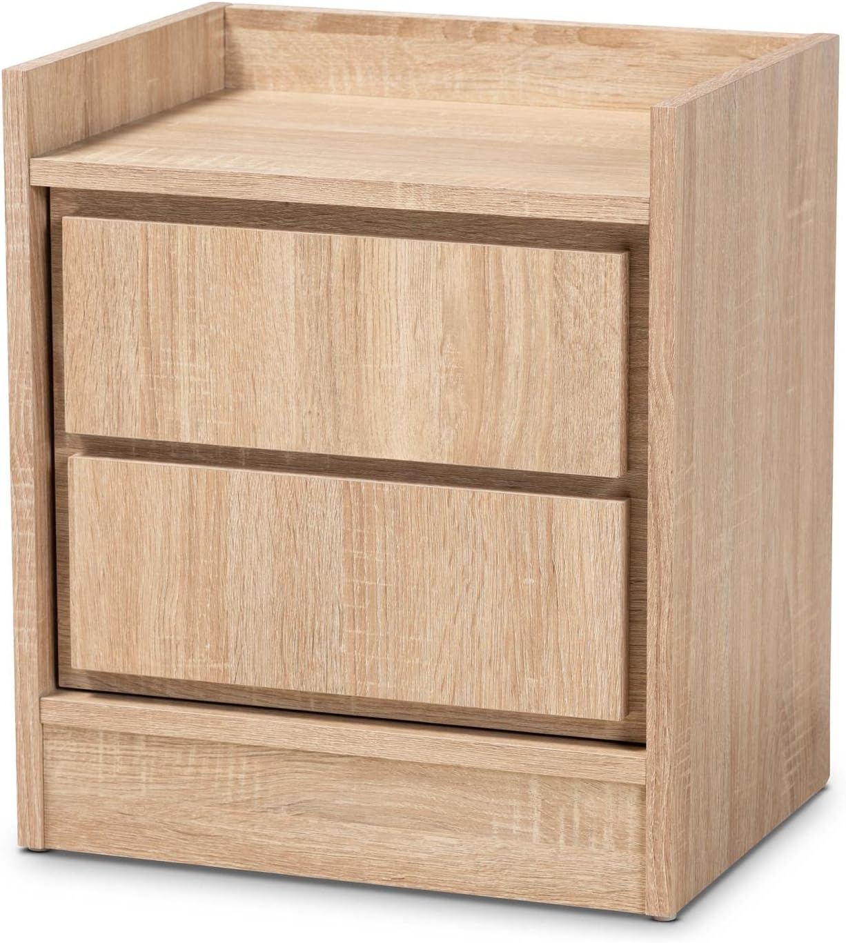 Baxton StudioHale Walnut Finished Wood 2-Drawer Nightstand