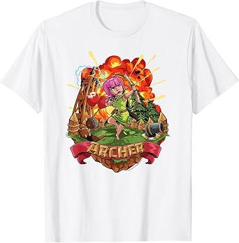 Clash of Clans Archer Epic Explosion Logo T-Shirt