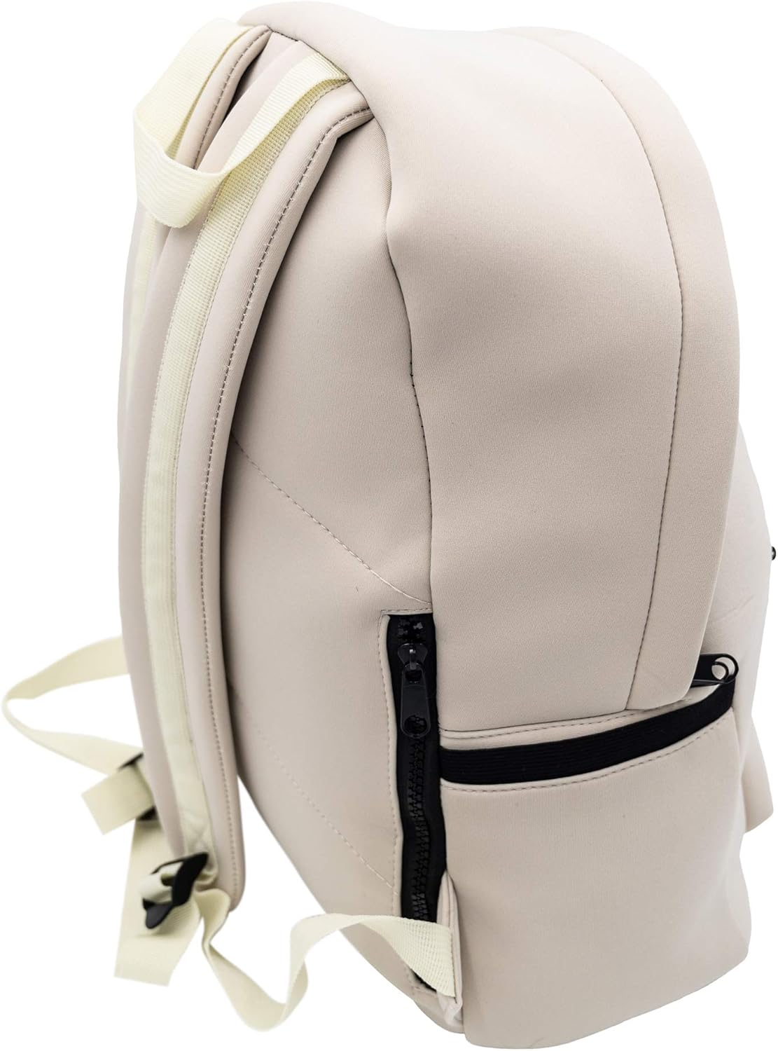 DRFT Neoprene Water Resistant Lightweight Backpack for Travel, Beach, and Sport (White)