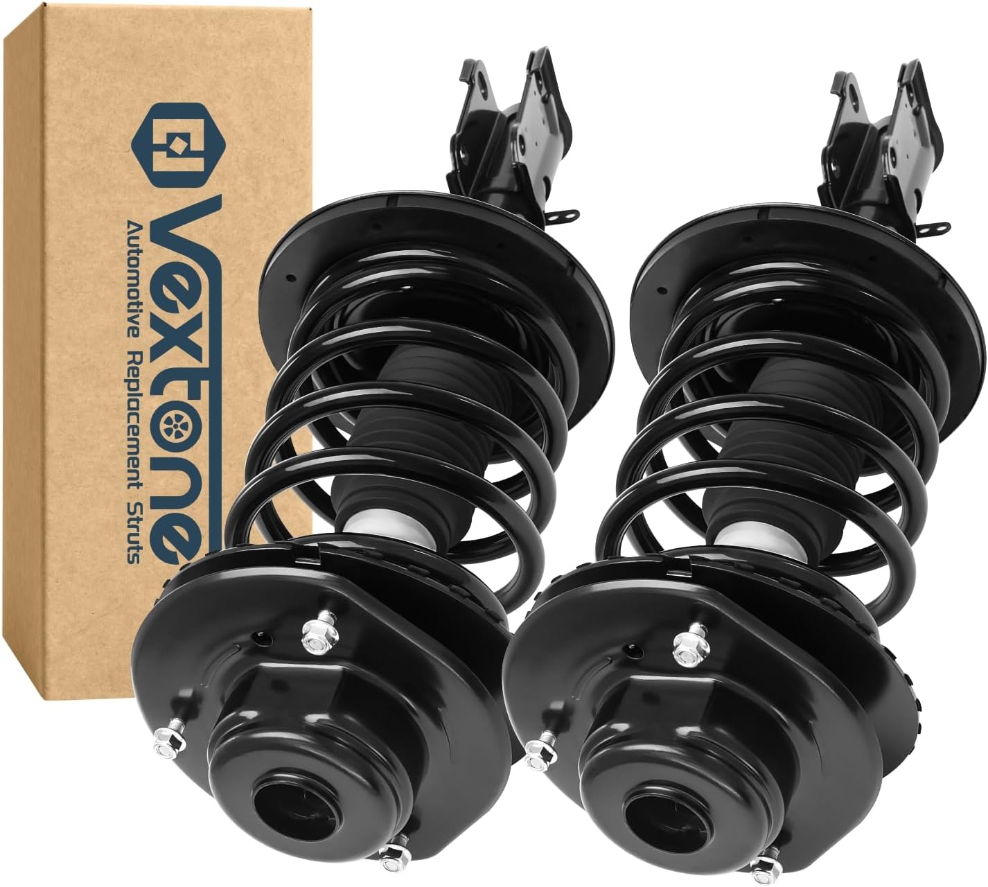 Vextone Front Struts Shock Absorbers Assembly - Fit for 2001-2007 Dodge Caravan 3.3L/Grand Caravan FWD, Left Right Shocks Replace 171572R 171572L (Set of 2)