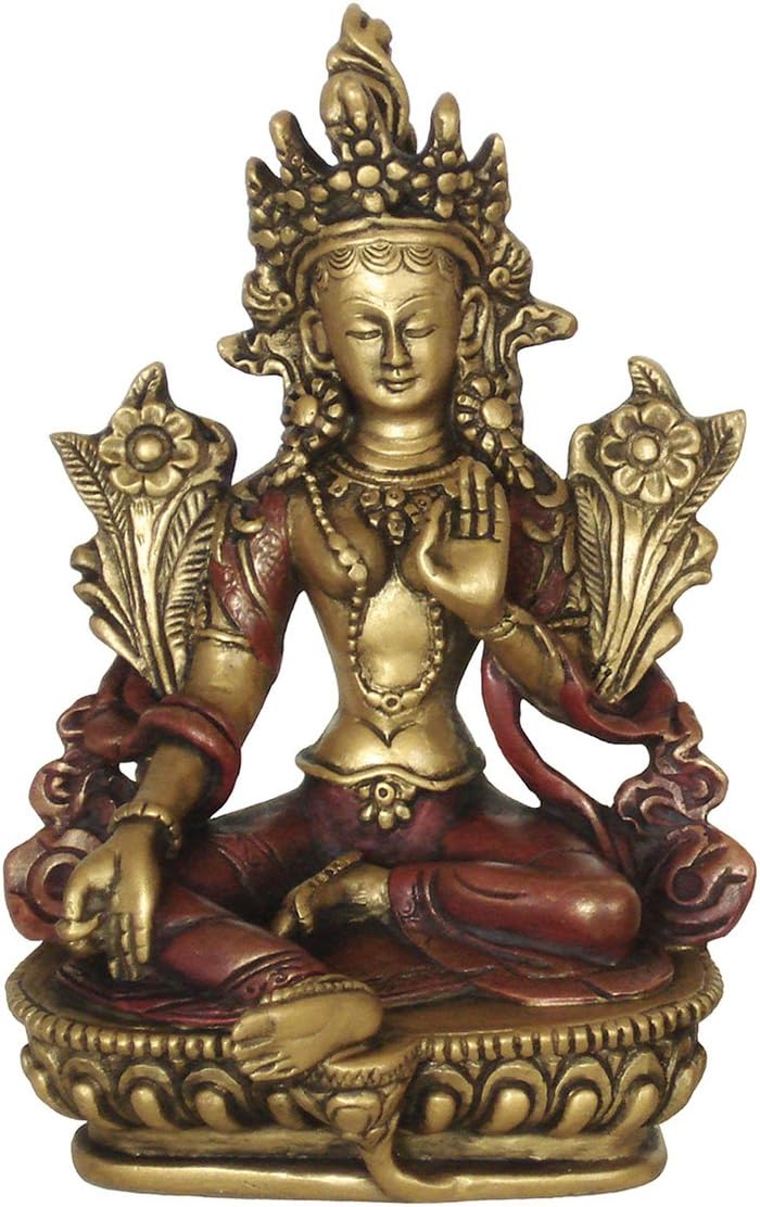 Green Tara (nepali 5.5"H)