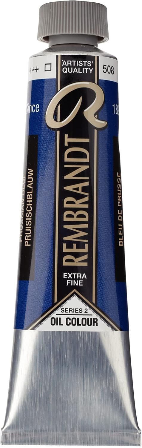 Rembrandt Talens Oil Paint : 40 ml Tube : Prussian Blue