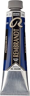 Rembrandt Talens Oil Paint : 40 ml Tube : Prussian Blue