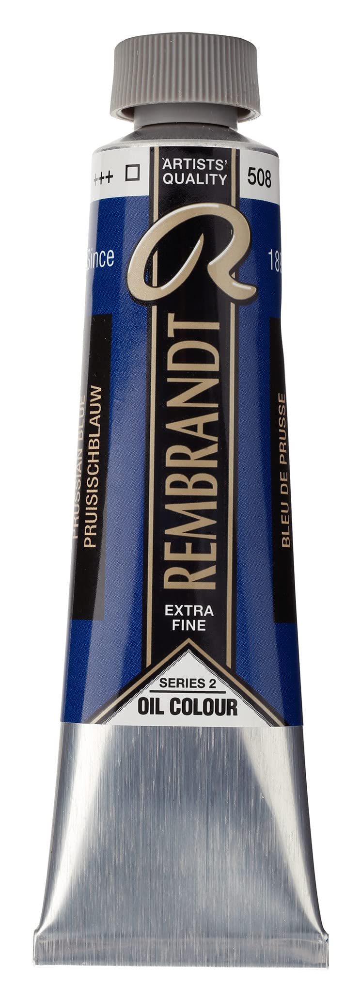 Rembrandt Oil Colour - Prussian Blue 508 - Extra-Fine Quality Oil Paint 40 ml - High Lightfastness & Pigment Rich - Buttery Consistency - Artist Grade