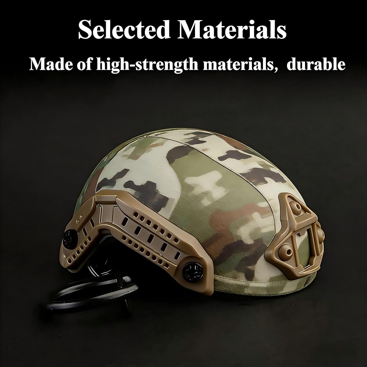 Mini Tactical Helmet Keychain with GPNVG18 Model Key Ring & Bottle Opener,Backpack Charm Gift for Airsoft & TacticalFans image 3
