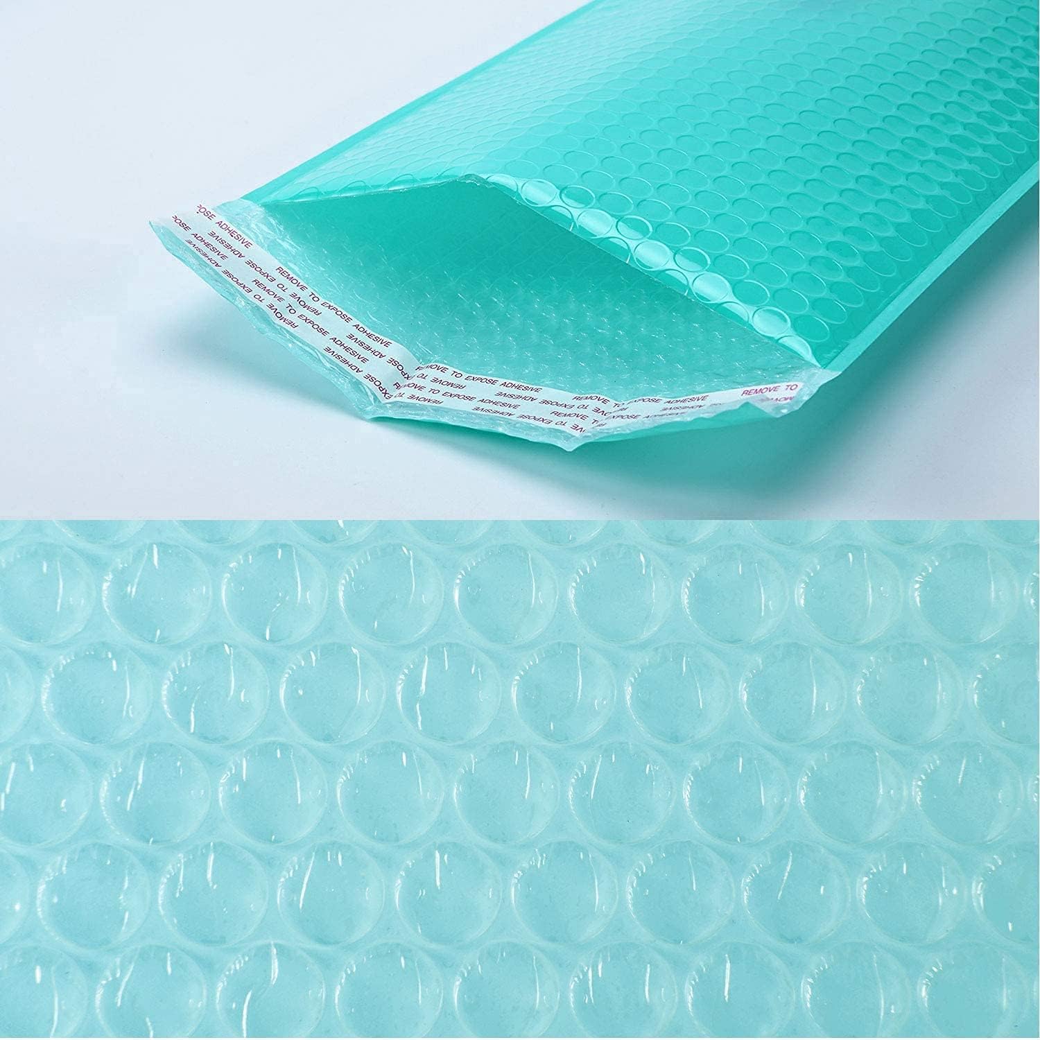 PACKAPRO Bubble Mailers #3 10x13 inch Teal 25 Pack Poly Padded Envelopes Small Business Mailing Packages Opaque Self Seal Adhesive Waterproof Boutique Shipping Bags for Jewelry Makeup Supplies