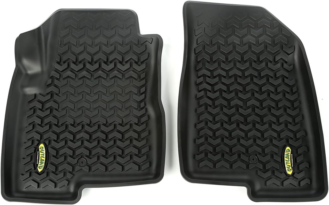 New Product Outland 391292030 Black Front Row Floor Liner For Select Dodge Caliber, Jeep Compass and Patriot Models