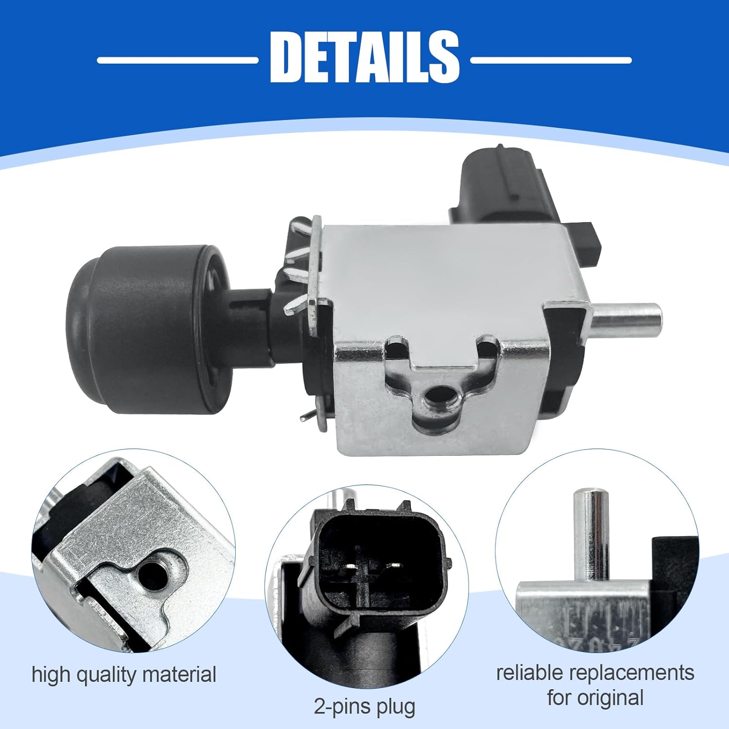 911776 Engine Intake Manifold Runner Solenoid Replacement for Honda CRV 2002-2006 Replacement for Acura CSX 2006-2011 RSX 2002-2006 36163-PND-A01 36163PNDA01 911-776