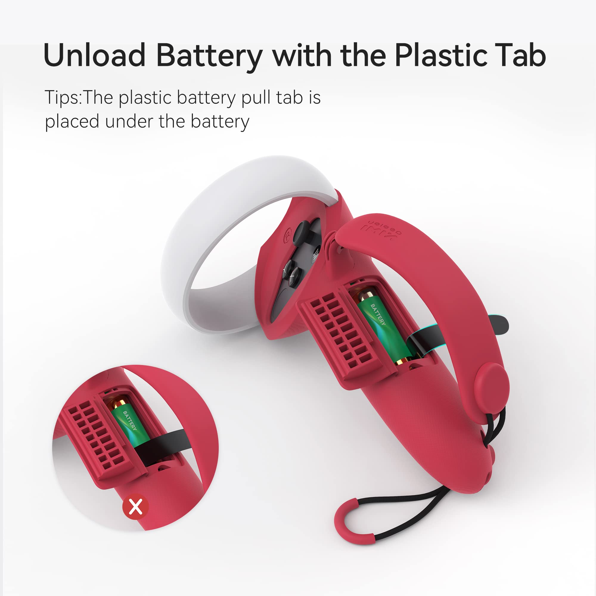 KIWI design 電池口付きコントローラーグリップカバー 調節 黒赤青 Amazon.co.jp: KIWI design 電池口付きコントローラーグリップ