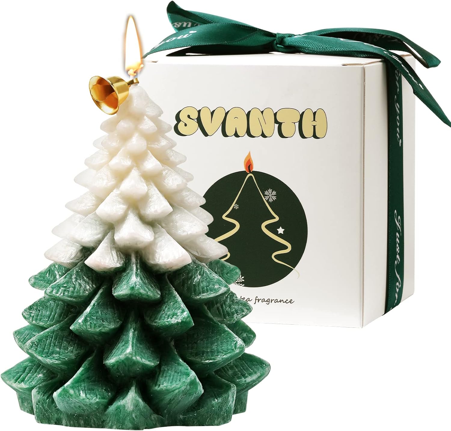 Christmas Candles Decor, Scented Candles for Home Scented, Christmas Gifts for Women, Mom, Her, Girlfriend, Sisters, Christmas Tree Shaped Candles, Relaxation Best Friend Teen Girl Gifts for Women : Home & Kitchen