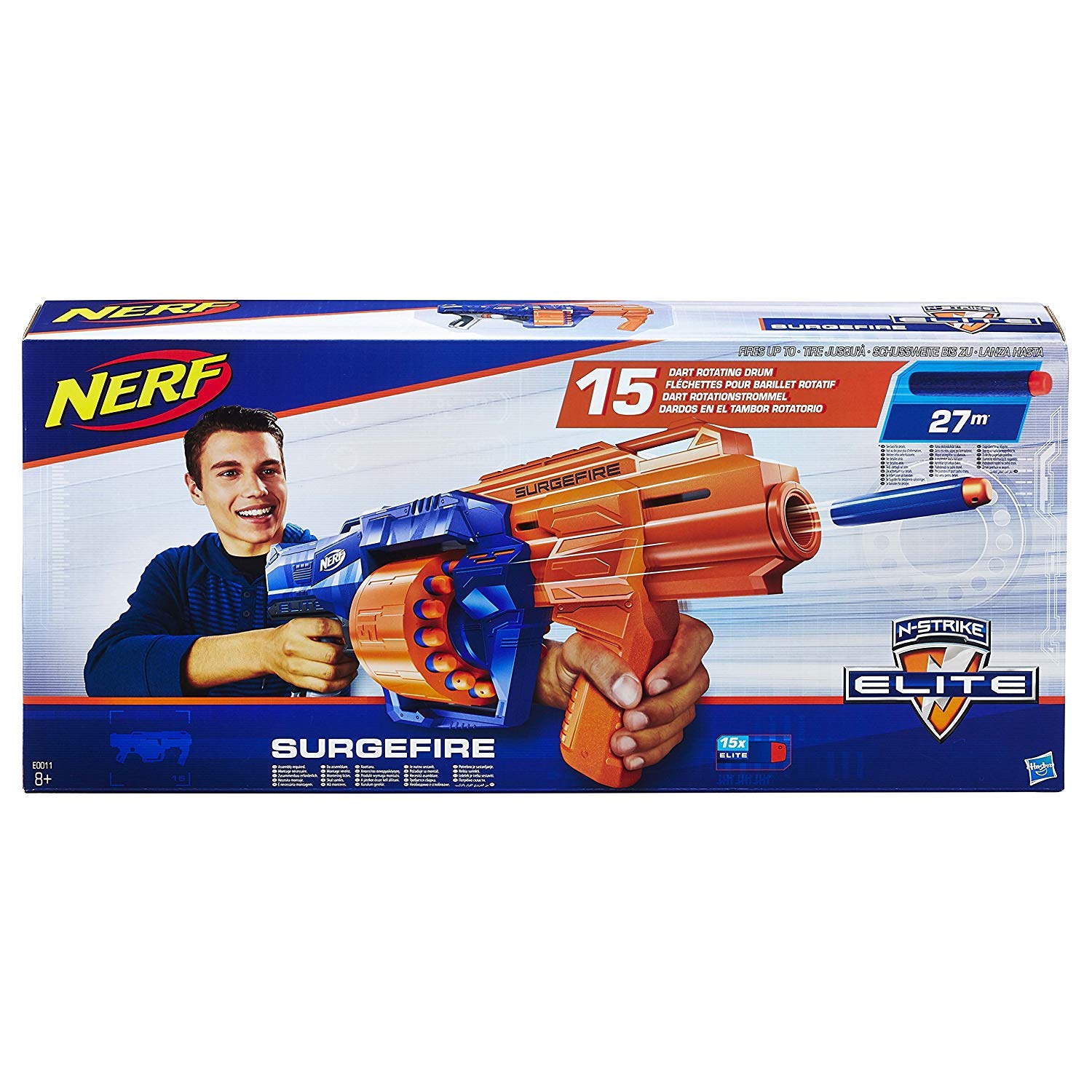 NERF N-Strike Elite Surgefire - Schusswaffe - Blaster - Kinder - Kind - unisex - Outdoor-Spiel