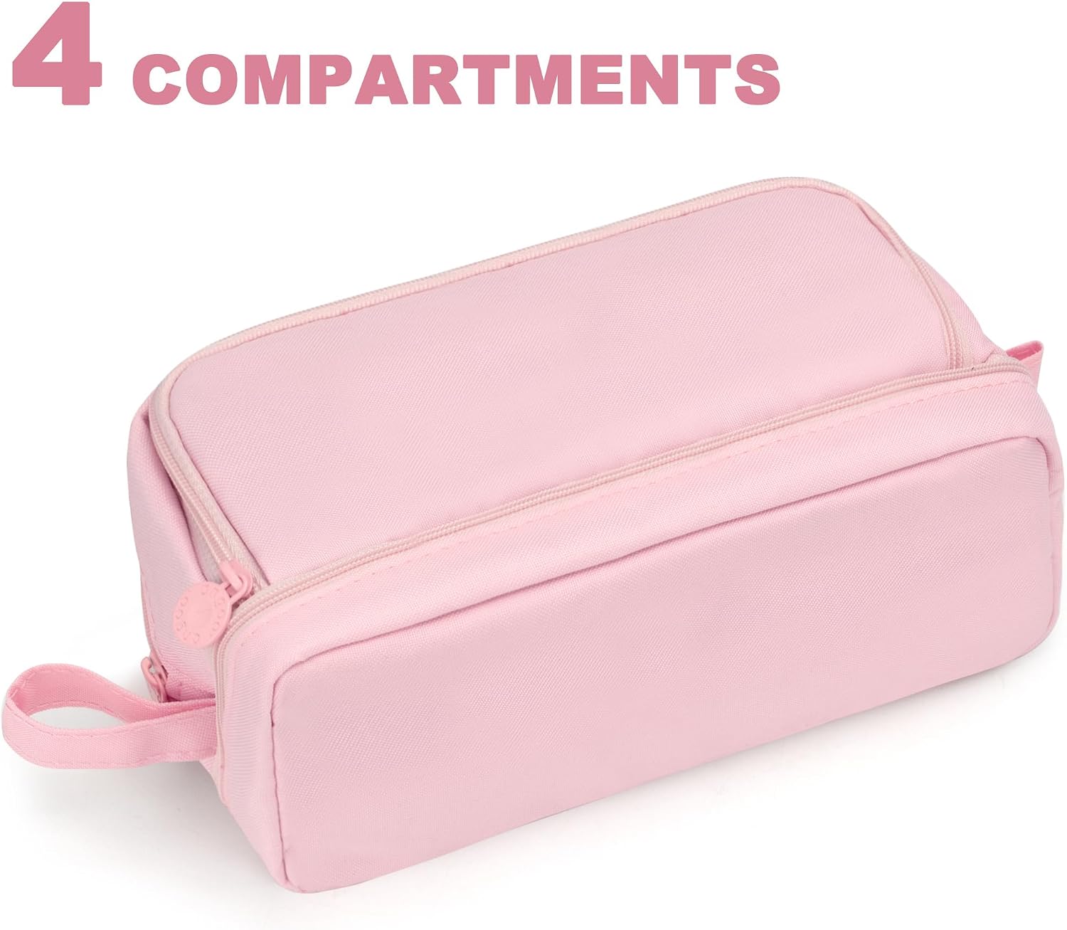 large capacity pencil case aesthetic pink pencil pouch school supplies for girls big pencils case for teen girls extra large special pen bag pencil bags with zipper pen cases for adults ,student(Pink)