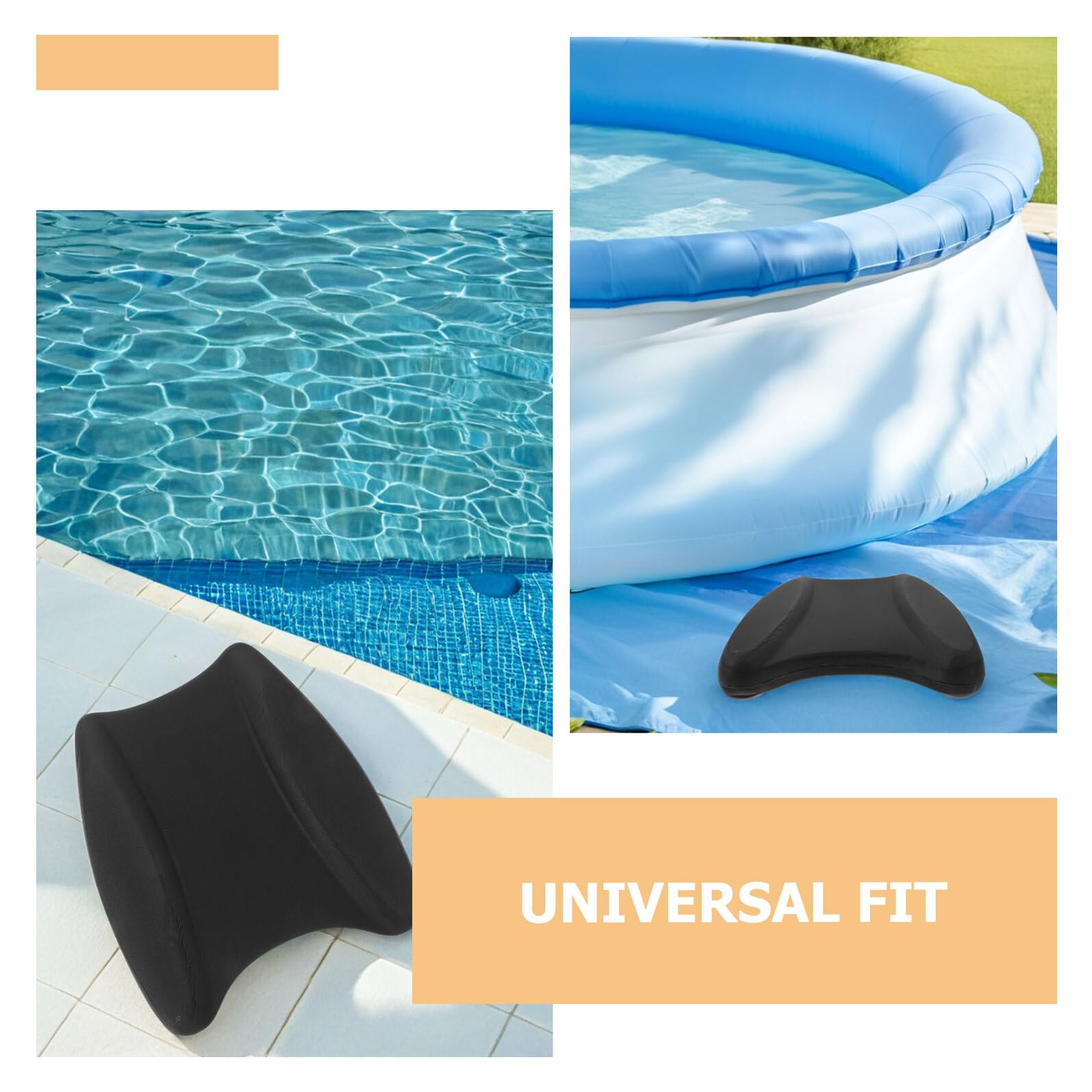 GANAZONO Tablas de Natación de EVA para Entrenamiento Flotadores para Piernas Negros 2 Piezas para Adultos y Equipo Ligero para Piscina y Práctica de Natación Deportiva