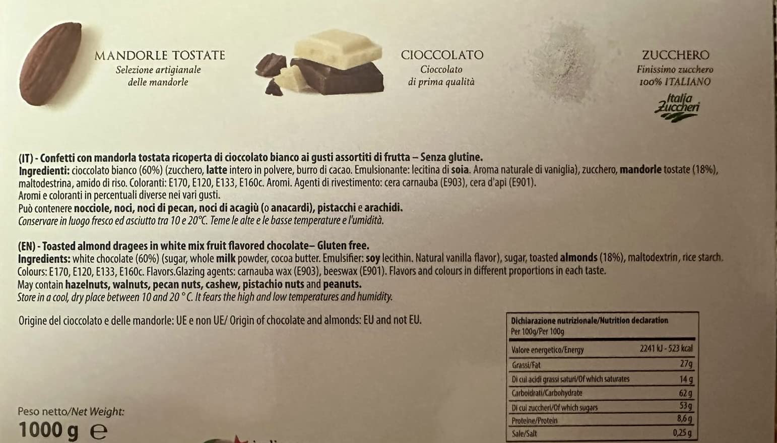 CandyFrizz Kit Confetti Maxtris per confettate o Bomboniere Gusti a Scelta per Matrimonio, Battesimo, Nascita, Comunione, Laurea, Diploma, Feste(5 Kg Quantitativo per circa 40 invitati)