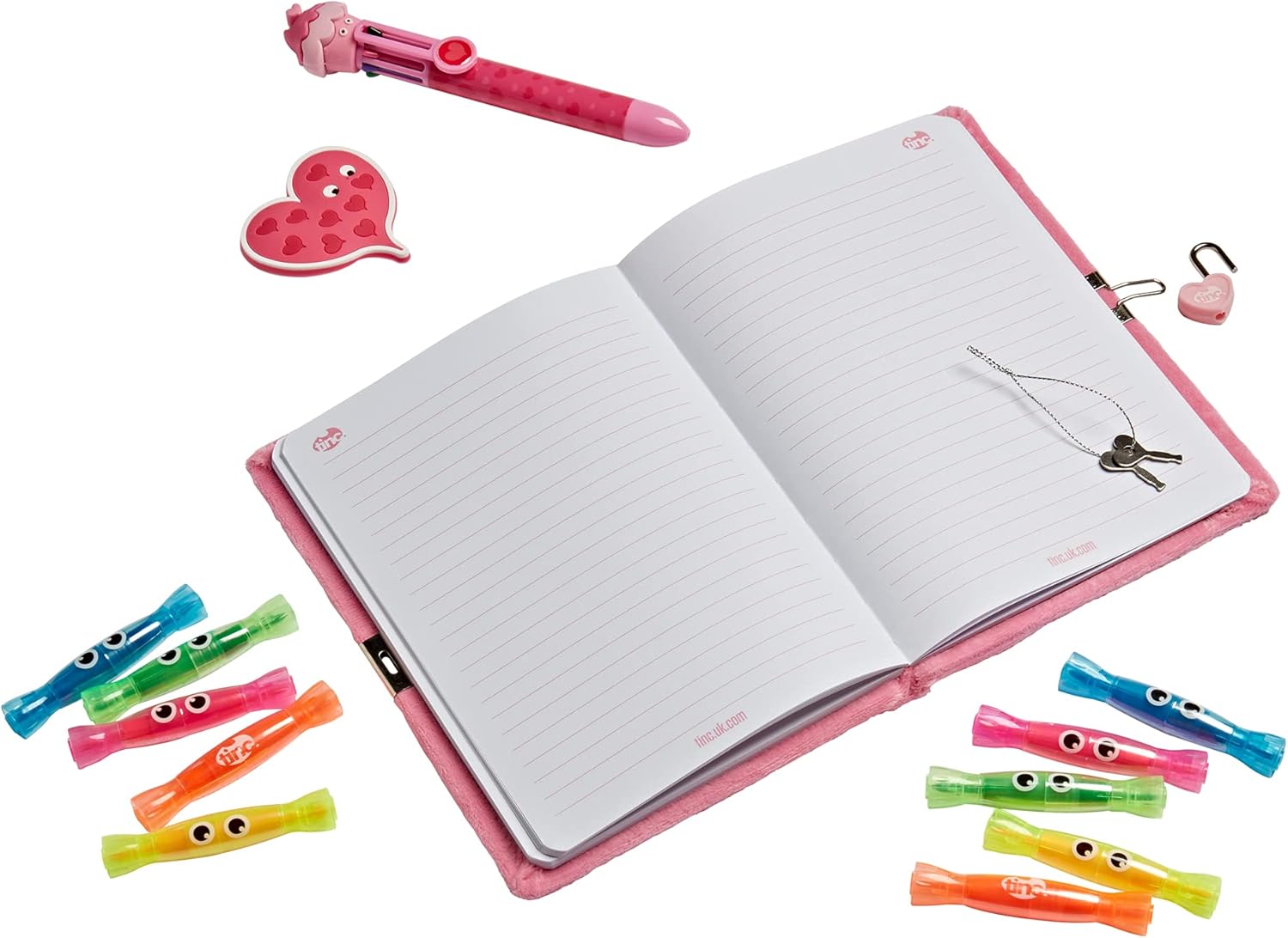 Tinc BXGS02PK Snuggly Journal Boxed Gift Set, Pink