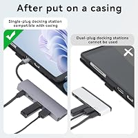Omnpak Microsoft Surface Pro 7+/7/6/5/4 tok állítható nézőszöggel Type Cover kompatibilis 2