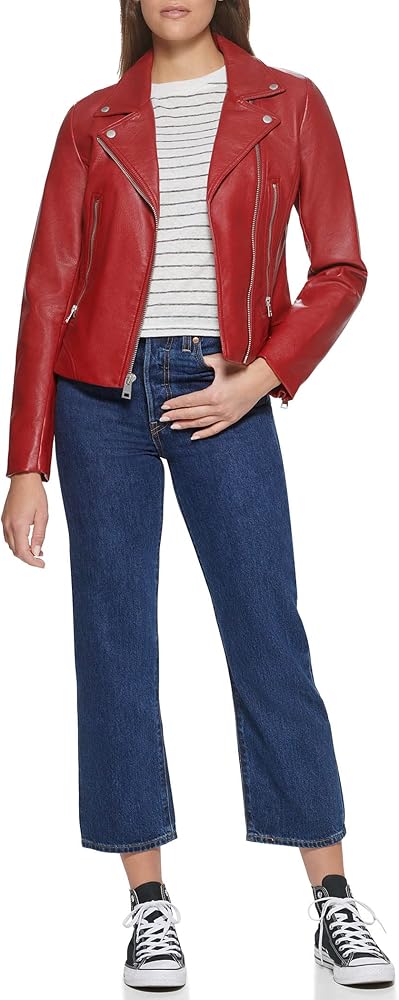 LEVI’S RED / asymmetry leather pants LEVI'S RED / asymmetry leather pants