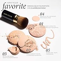 Vista 75 de LAURA GELLER NEW YORK - Brocha de sombra de ojos, mango de madera negra