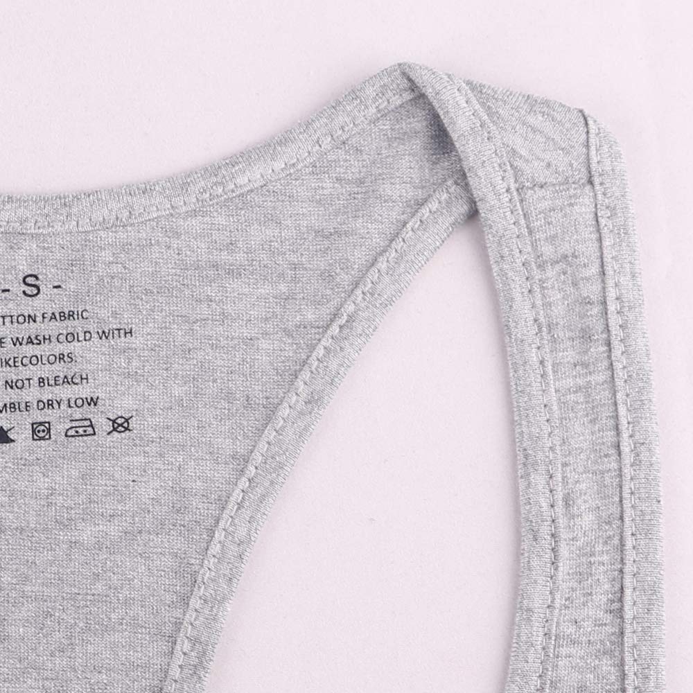 Muscle Alive Uomo Fitness sotto Maglie Sportive Canotta Bodybuilding Palestra Allenarsi Stringer Vest - 5