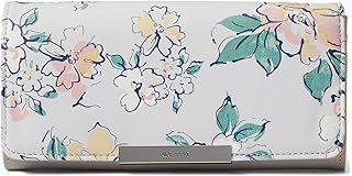 Wildwood Slg Organizer Bifold Wallet Light Dove Floral One Size