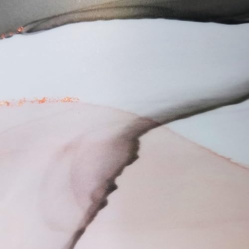 Miniatura 4 de LAUMOE Pegatinas elegantes para azulejos de mármol negro y rosa, papel tapiz impermeable de vinilo autoadhesivo para pared, azulejos a prueba de