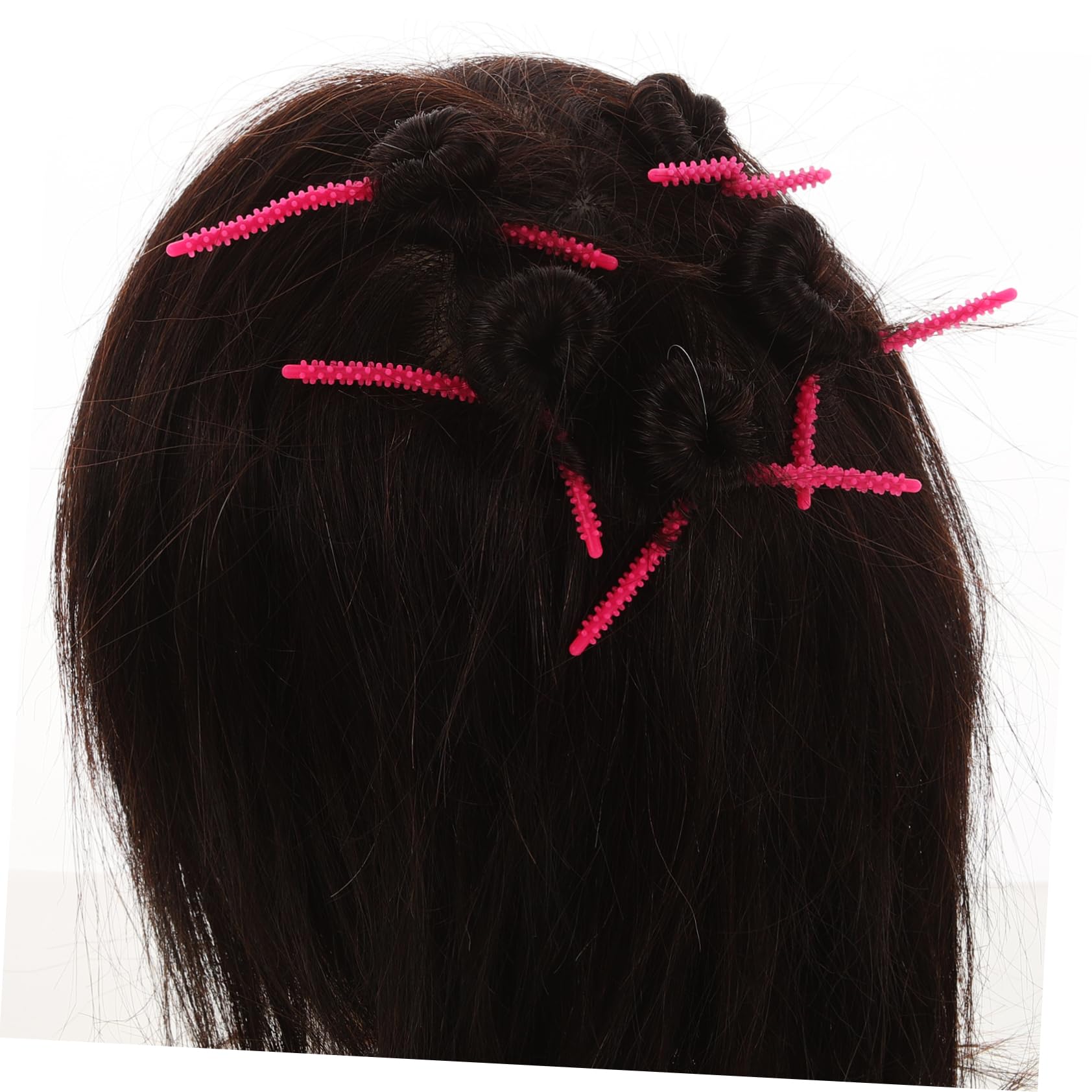 40 Piezas Bigudíes de Silicona para Rizado de Cabello de Perm Herramientas de de Cabello Pequeño Color Rosa para y Rizados