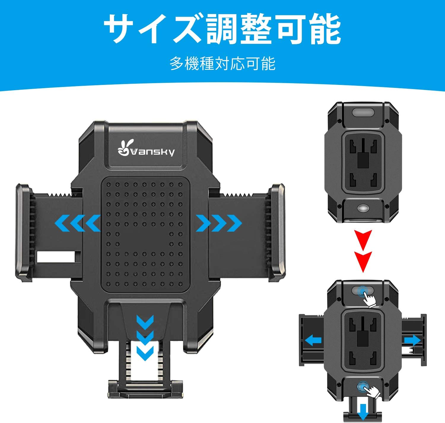 Cup Phone Holder, Vansky Adjustable Gooseneck Car Cup with Air Vent Phone Mount for iPhone 11 Pro Xs Max R X 8 Plus 7 Plus Samsung Galaxy S10 S9 Edge S8 LG Sony and More
