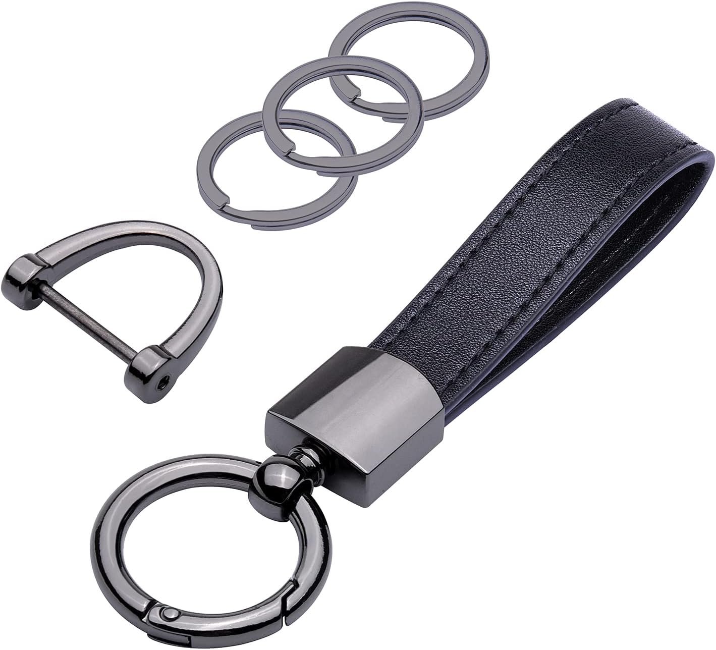 Genuine Leather Key FOB Keychain