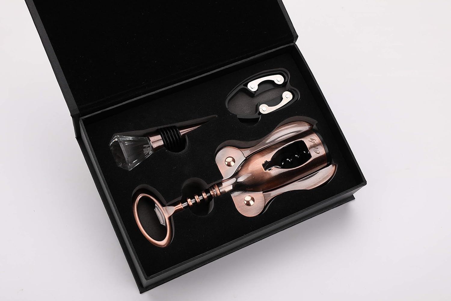 60% Off Discount OBALY Includes Wing-Style Corkscrew with Bottle Opener End,Foil Cutter Stopper,Wine Set Gift, Gold Super Sale 🛒 OBALY Includes Wing-Style Corkscrew with Bottle Opener End,Foil Cutter Stopper,Wine Set Gift, Gold