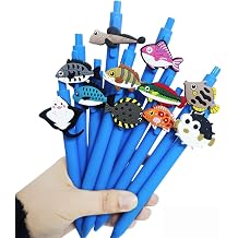 10 Pcs Sea Fish Gel Pens Cartoon Ocean Animal Black Ink Pen 0.5 mm