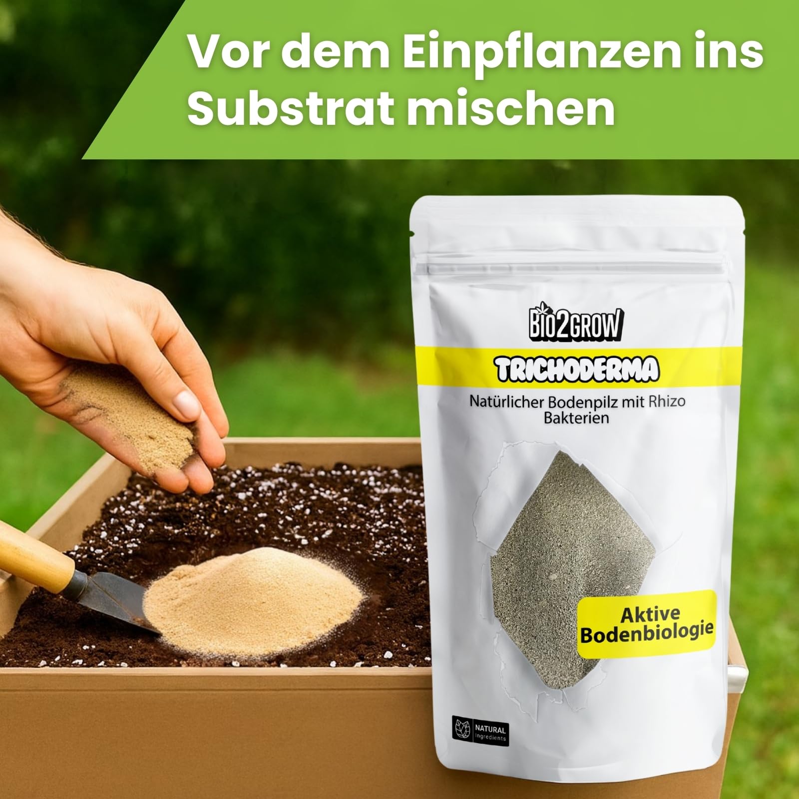 Trichoderma 500 g – Biologischer Bodenhilfsstoff für starke Wurzeln & Wachstum