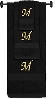 BY LORA Custom Embroidered Terry Cotton Ring Spun Bath Towel, Hand Towel...