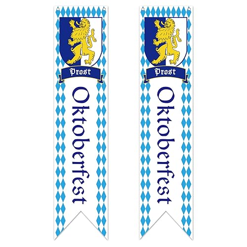 TUPARKA Oktoberfest Sign Banner Flag Oktoberfest Decorations Octoberfest Party Supplies