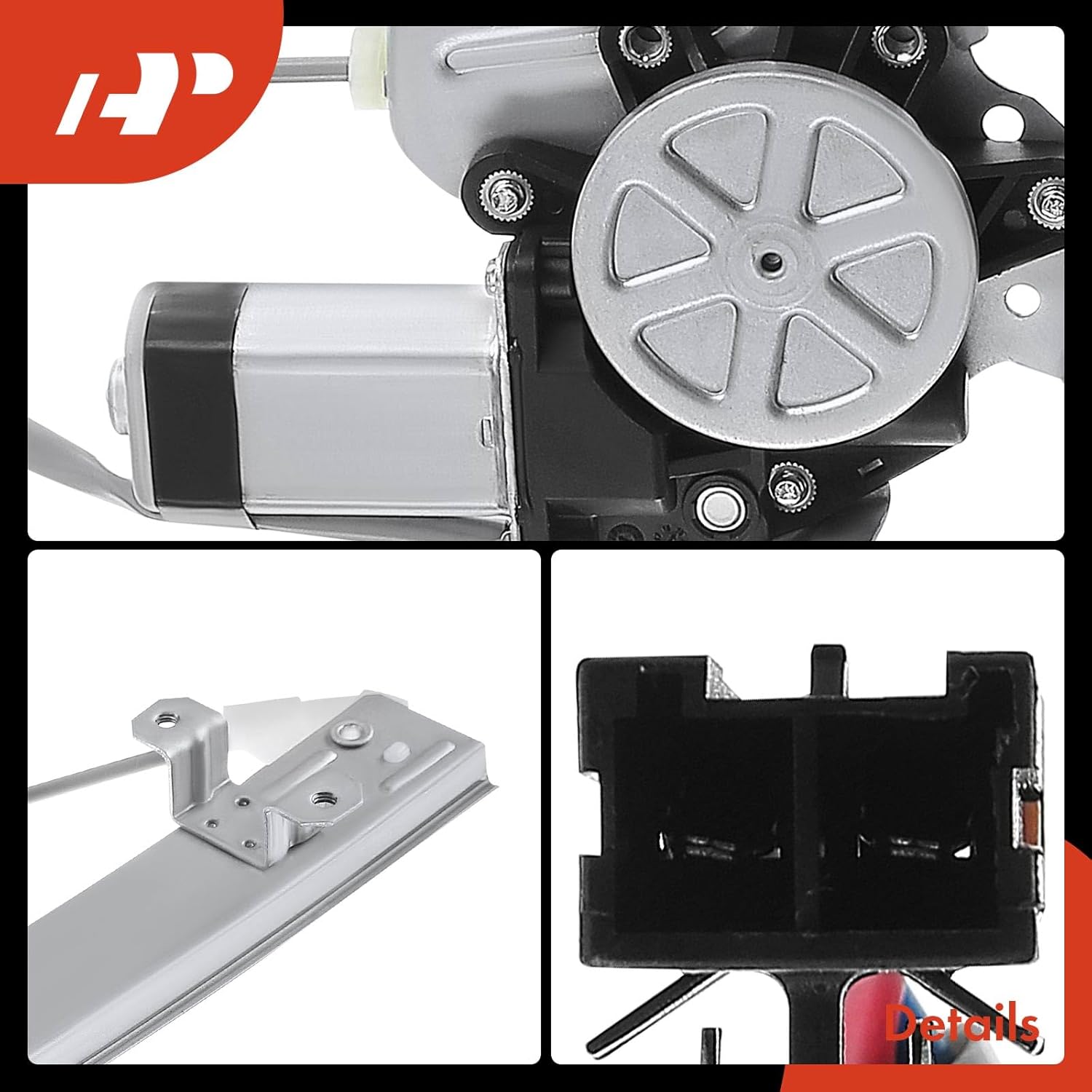 A-Premium Power Window Regulator with Motor Compatible with Nissan Sentra 1995-1999 Sedan Rear Right Passenger Side