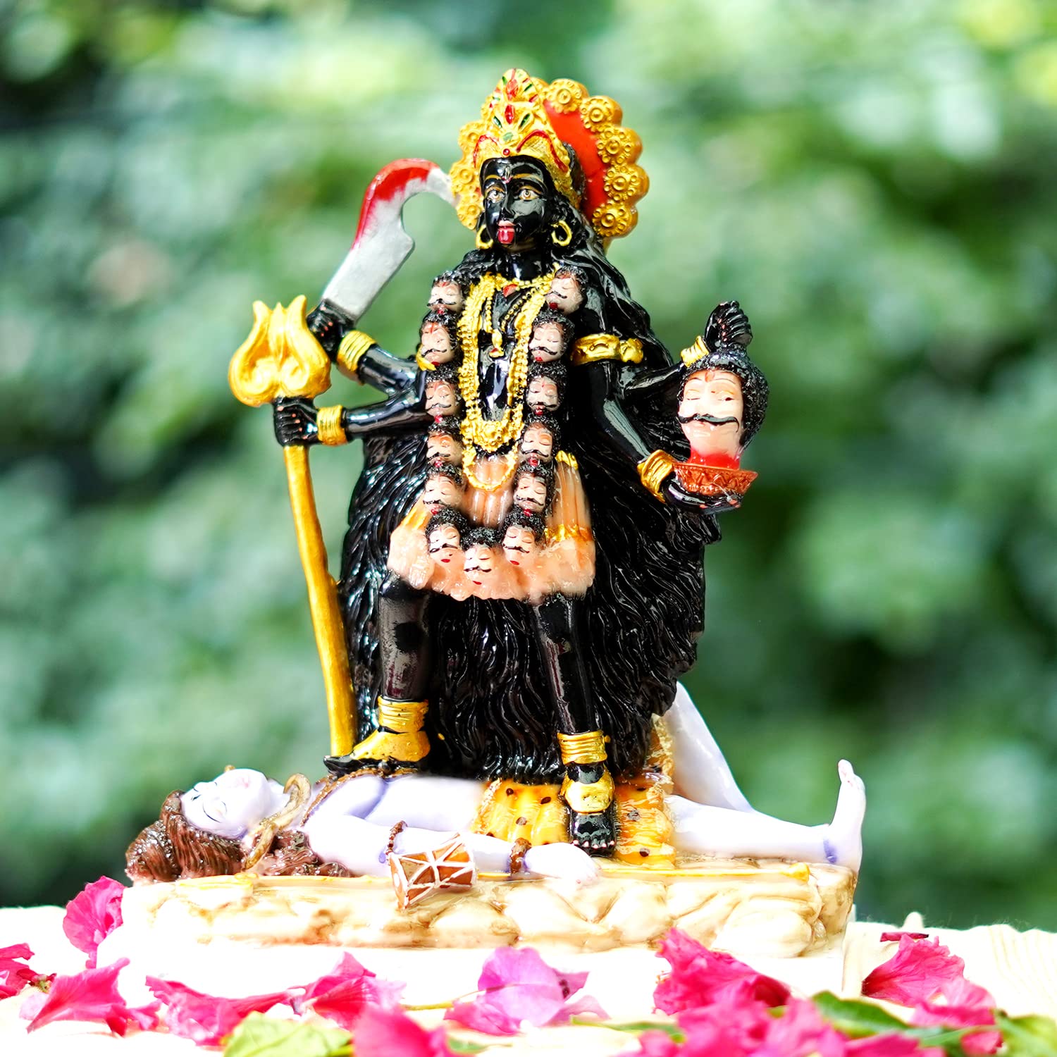 Buy Gallery99 Handcrafted Murble Dust Kali MATA Prachand Roop | Kali ...