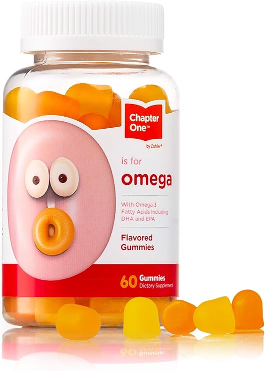 Chapter One Omega Gummies, Chewable Omega 3 Gummies for