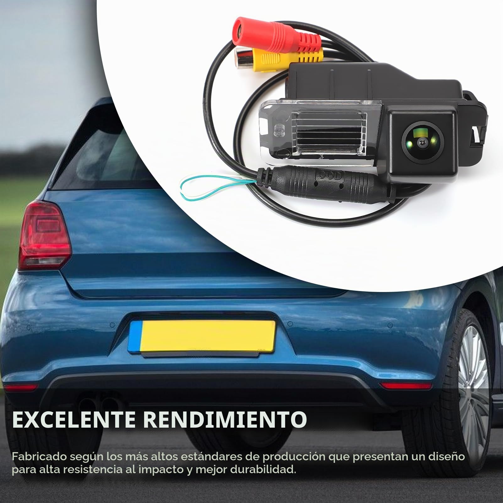 1080P Cámara de marcha atrás 170 grados gran angular ayuda de aparcamiento para Polo V 6R Golf 6 VI MK4 MK5 MK6 EOS resistente al agua