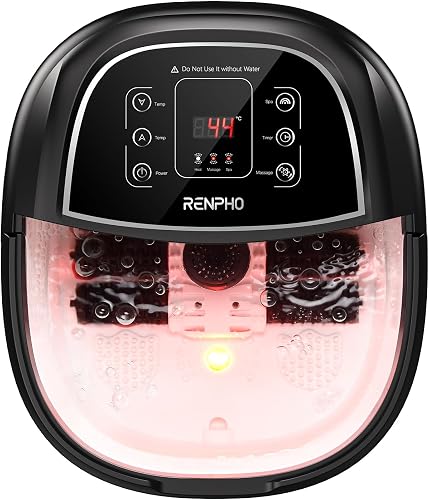 Bain de Pieds Hydromasseur RENPHO avec Chauffage Rapide, … - 1