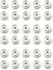 30Pcs 681ZZ Miniature Mini Ball Bearings Metal Open Micro-Bearing 1X3X1mm