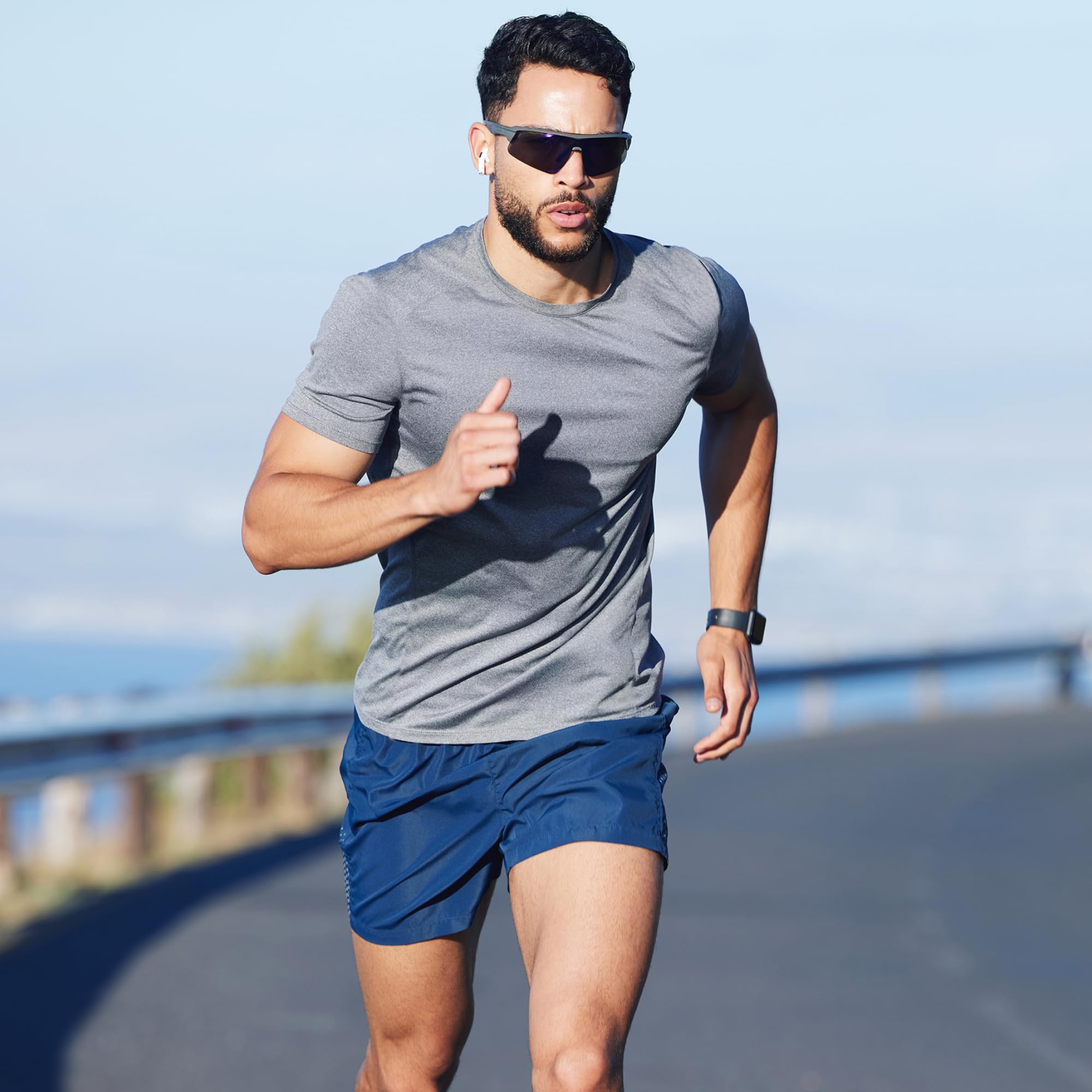 CE' CERDR - Camiseta deportiva de manga corta para hombre - - Medium