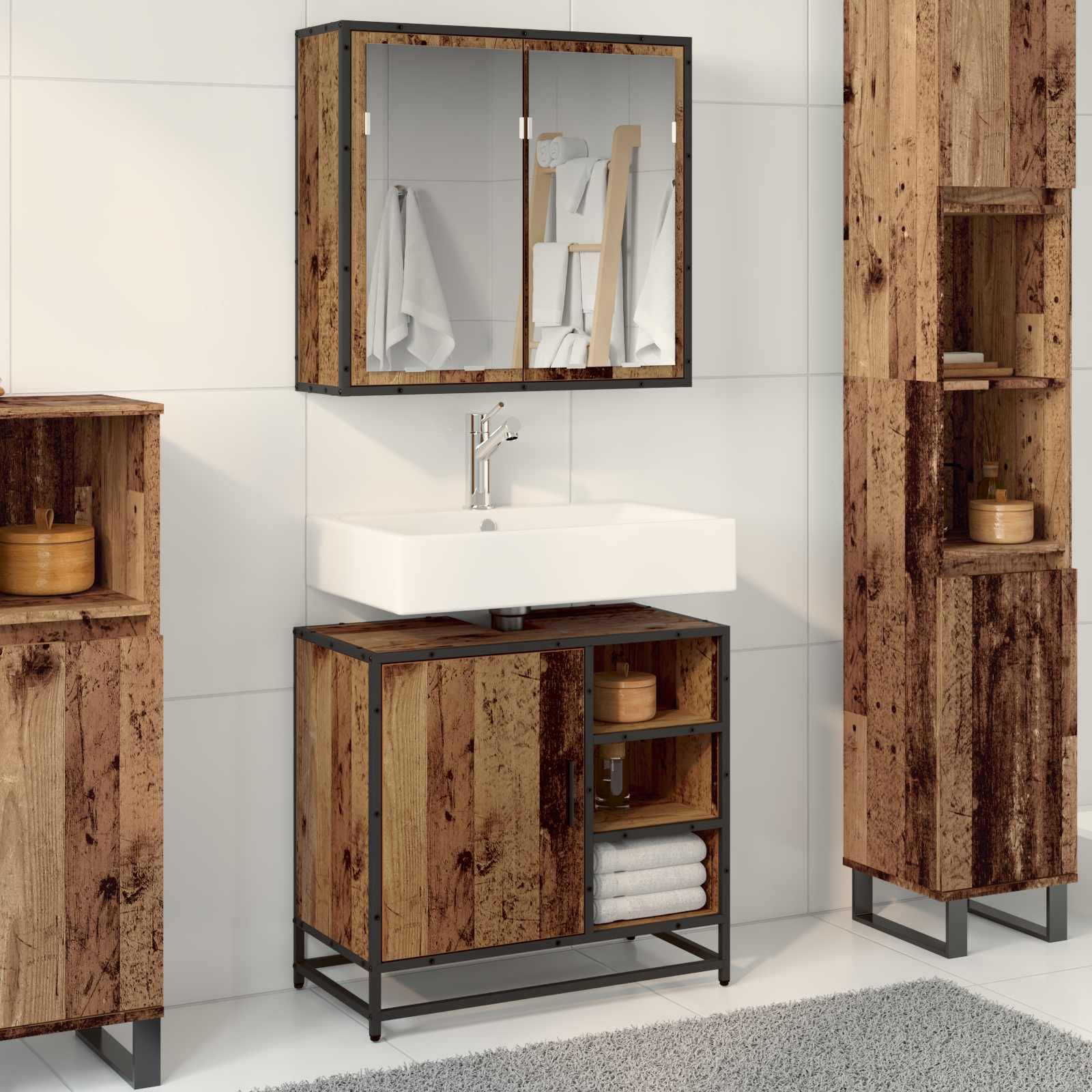 Muebles de baño compactos para solucionar la falta de espacio y almacenamiento