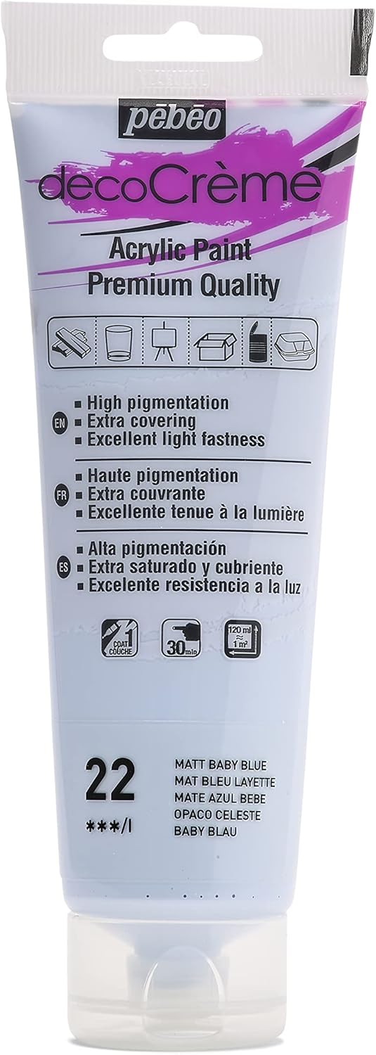 Pebeo 89205 120ml DecoCreme, Acrylic, Pearl Chestnut, 14 x 4.5 x 6.5 cm